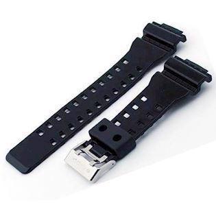 Glänsande svart klockarmband för Casio GA-100-serien